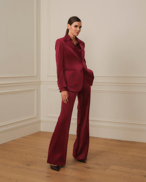 PANTALÓN DE TERCIOPELO BURDEOS