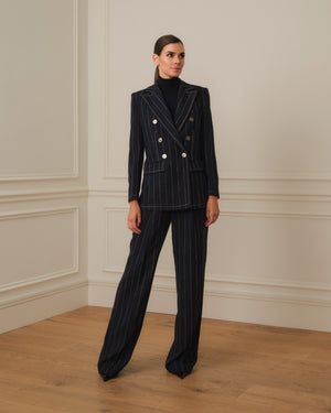 BLAZER CRUZADA DE RAYAS