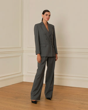 PANTALÓN RECTO GRIS