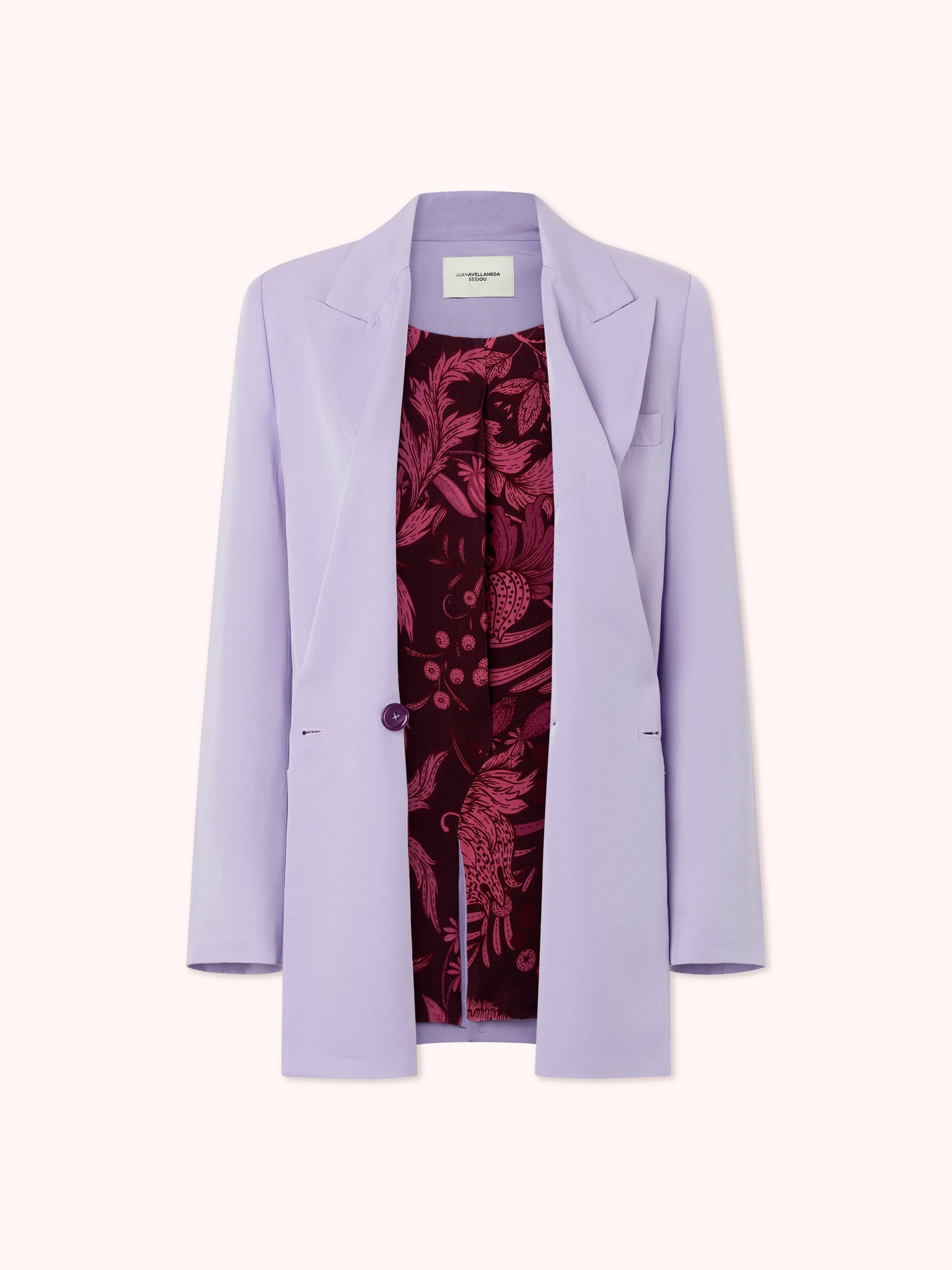 BLAZER CRUZADA LILA