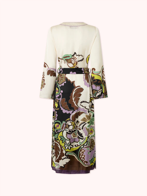 KAFTÁN ESTAMPADO VERDE VEDHA