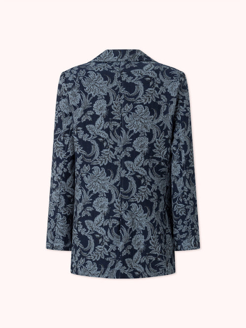 AMERICANA JACQUARD TROPICAL DENIM YVES