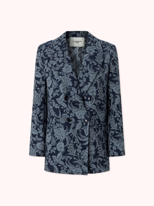 AMERICANA JACQUARD TROPICAL DENIM YVES