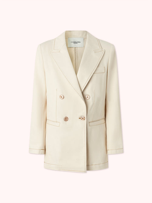 AMERICANA OFF-WHITE DENIM YVES