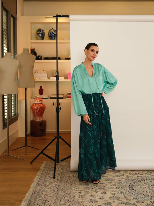 BLUSA VERDE NOUMA