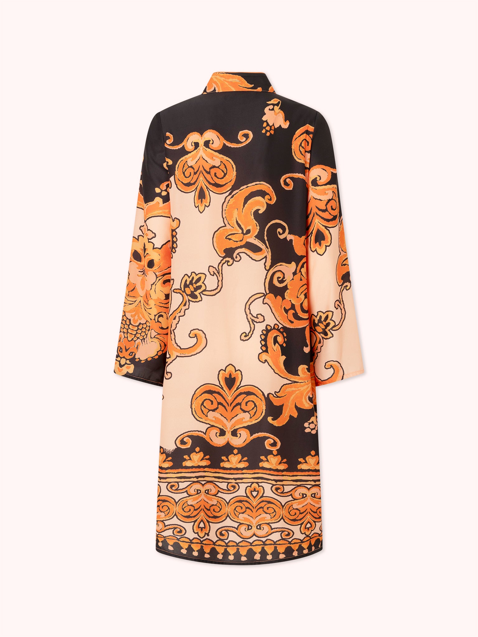 KAFTÁN ESTAMPADO NARANJA KAIRA - SEEIOU