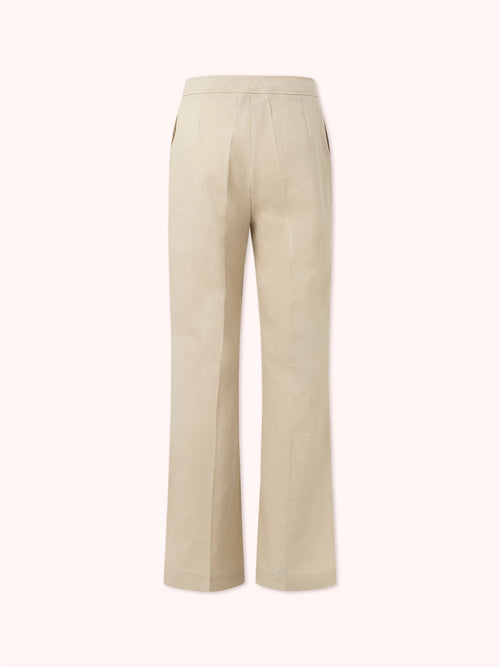 PANTALÓN DE LINO NATURAL CHARLES