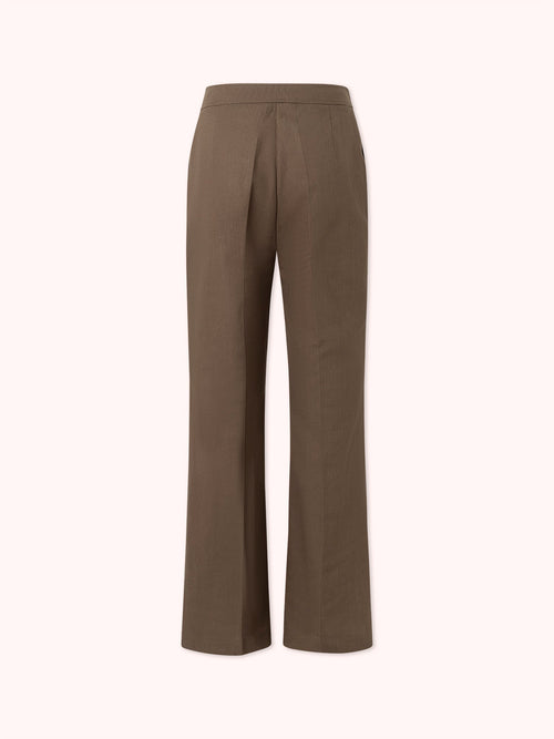 PANTALÓN DE LINO NATURAL KAKHI CHARLES