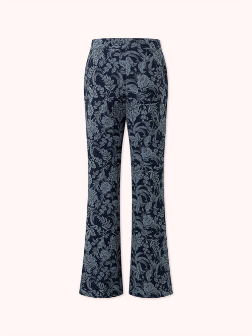 PANTALÓN JACQUARD TROPICAL DENIM YVES