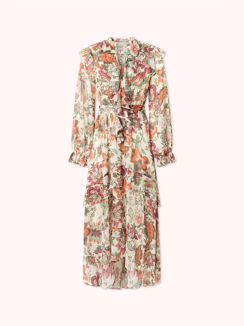 VESTIDO ESTAMPADO CRUDO SIENNA