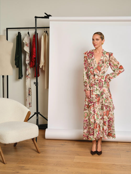 VESTIDO ESTAMPADO CRUDO SIENNA