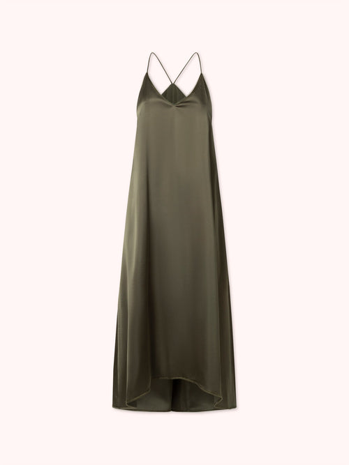VESTIDO LENCERO VERDE